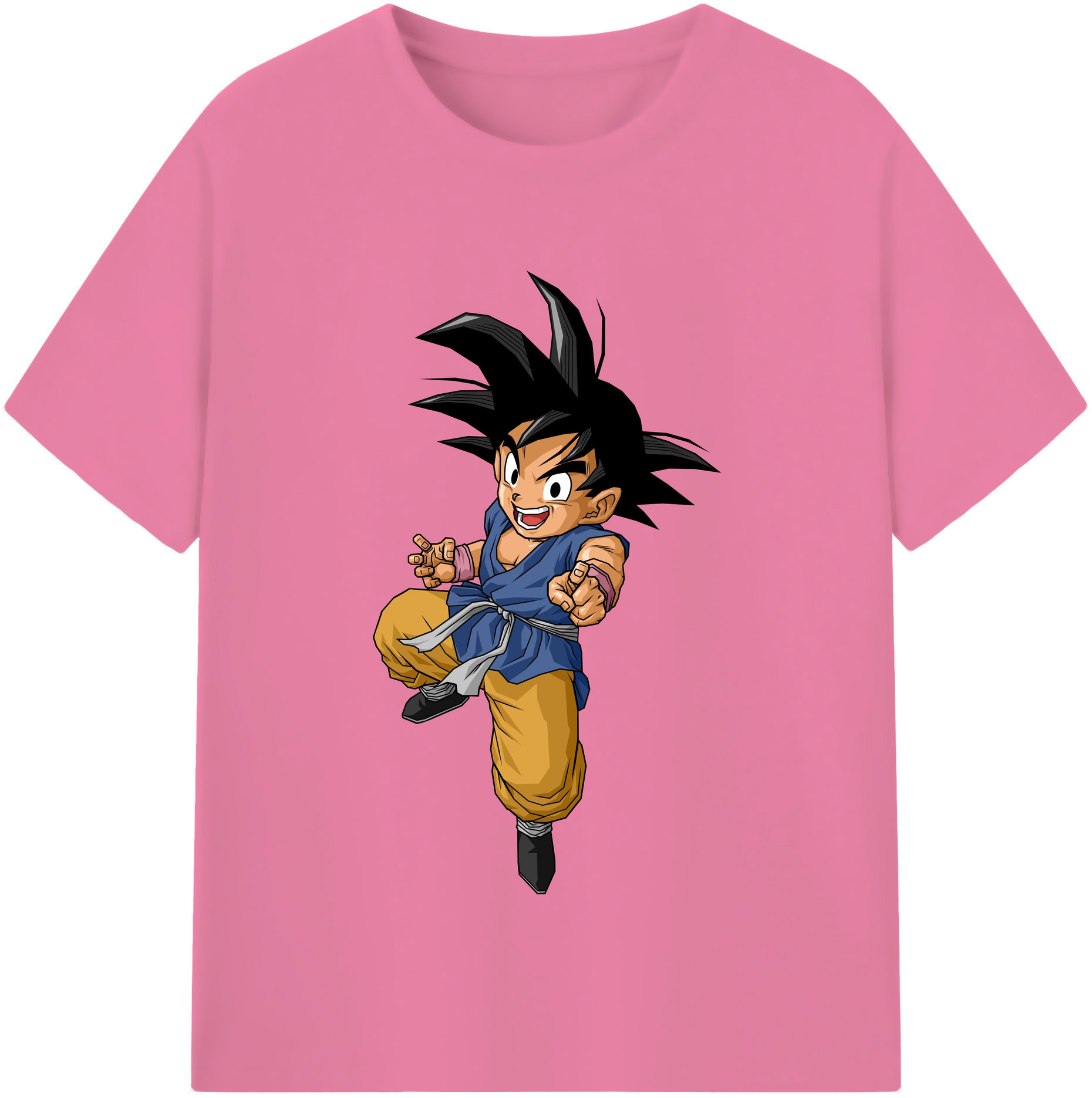 （画像用） ドラゴンボール 孫悟空（そん ごくう）Son Goku カカロット DRAGON BALL Kakarotto 綿100％半袖Tシャツ（フロントプリント）